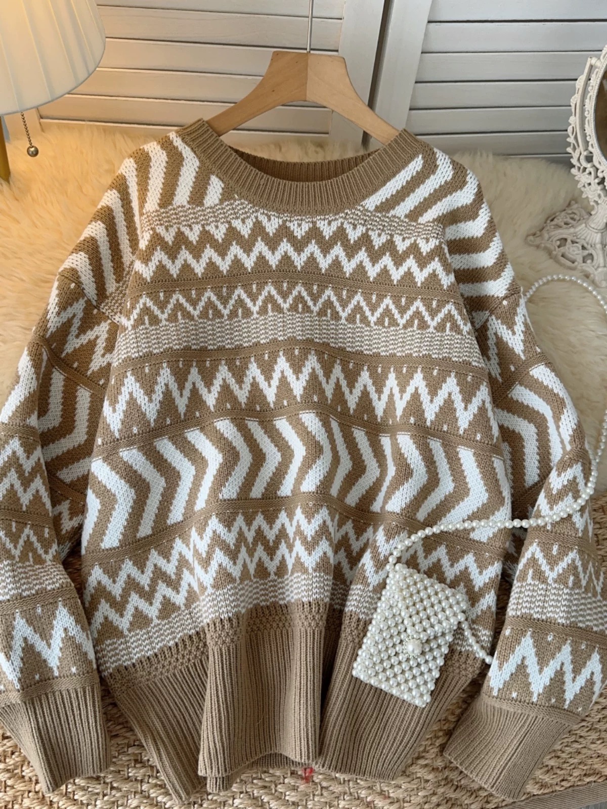 Break your cold knitted sweater KS110 image