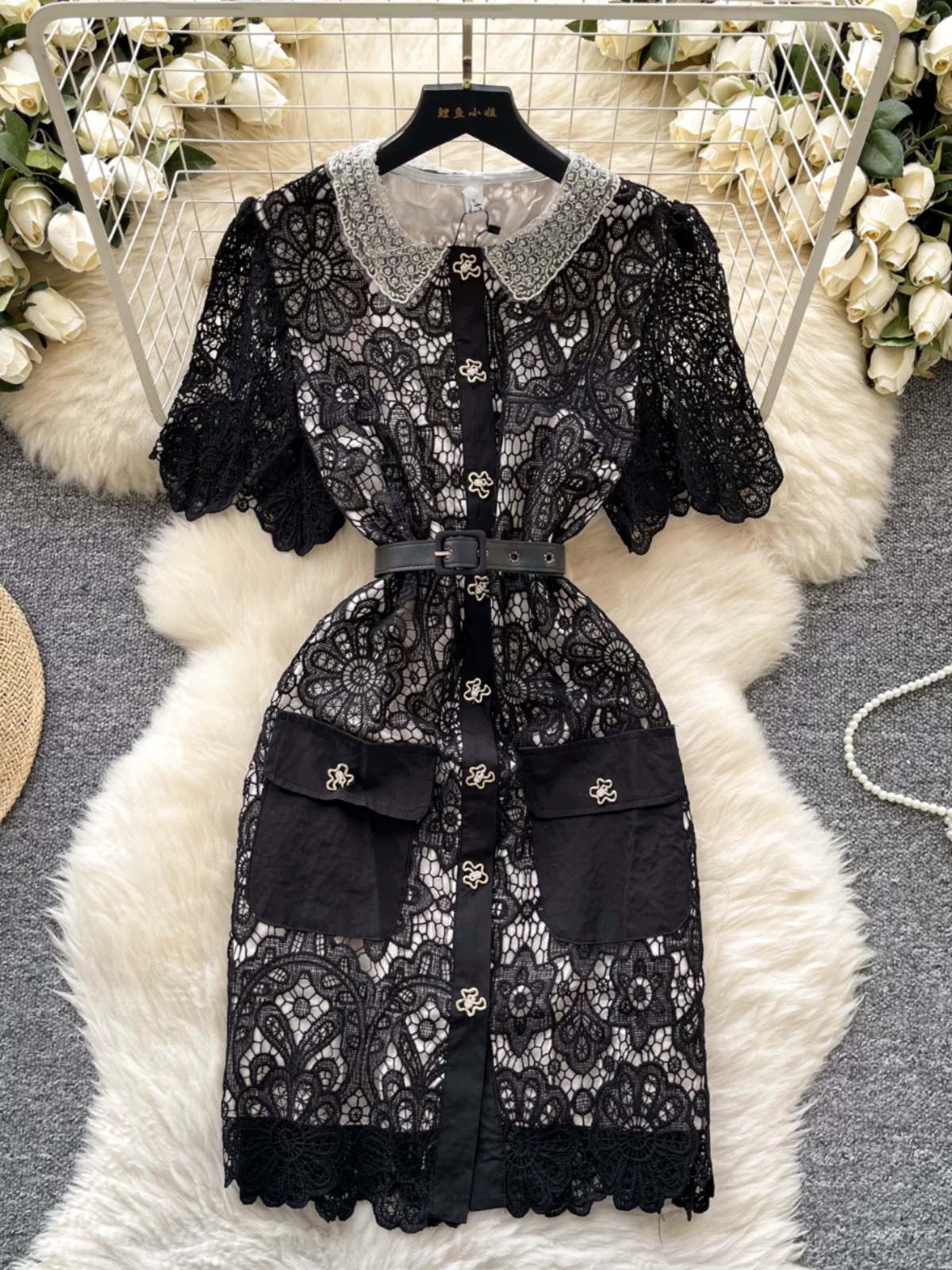 High esteem lace dress FBC432 image