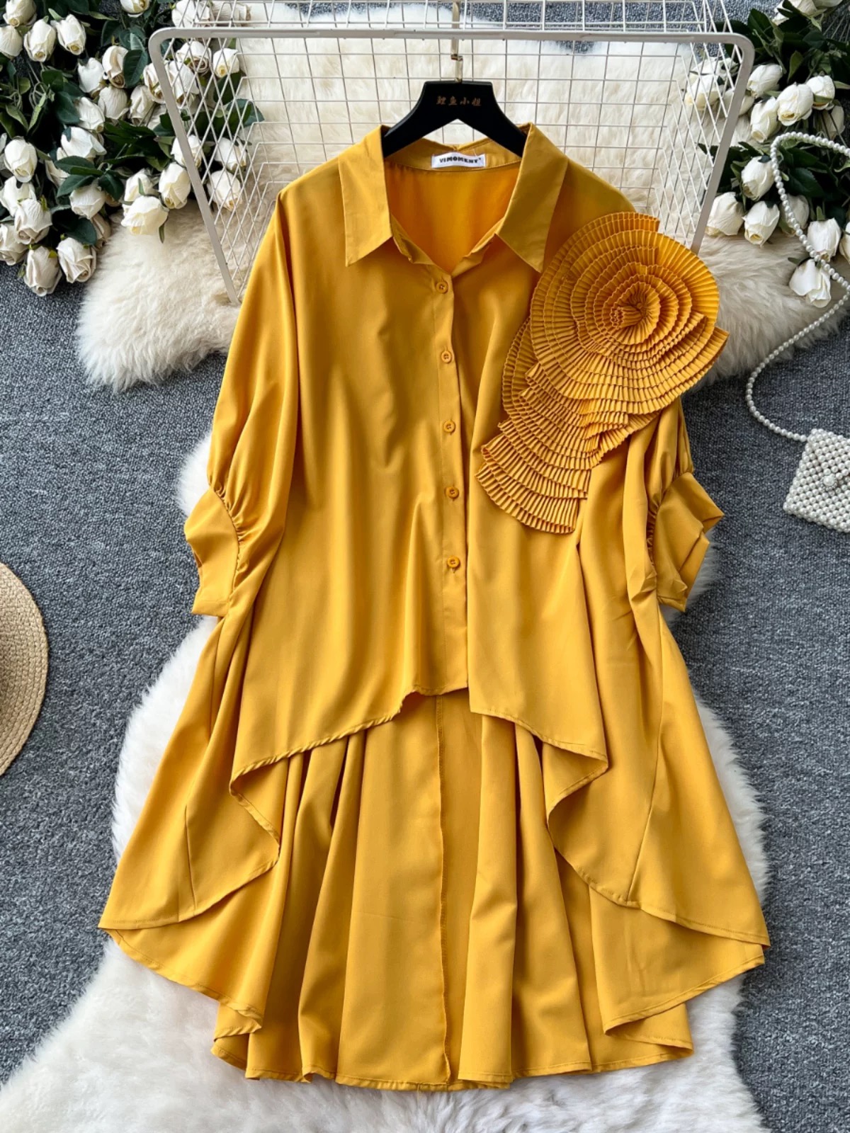 Glow the extra shirt dress SD127