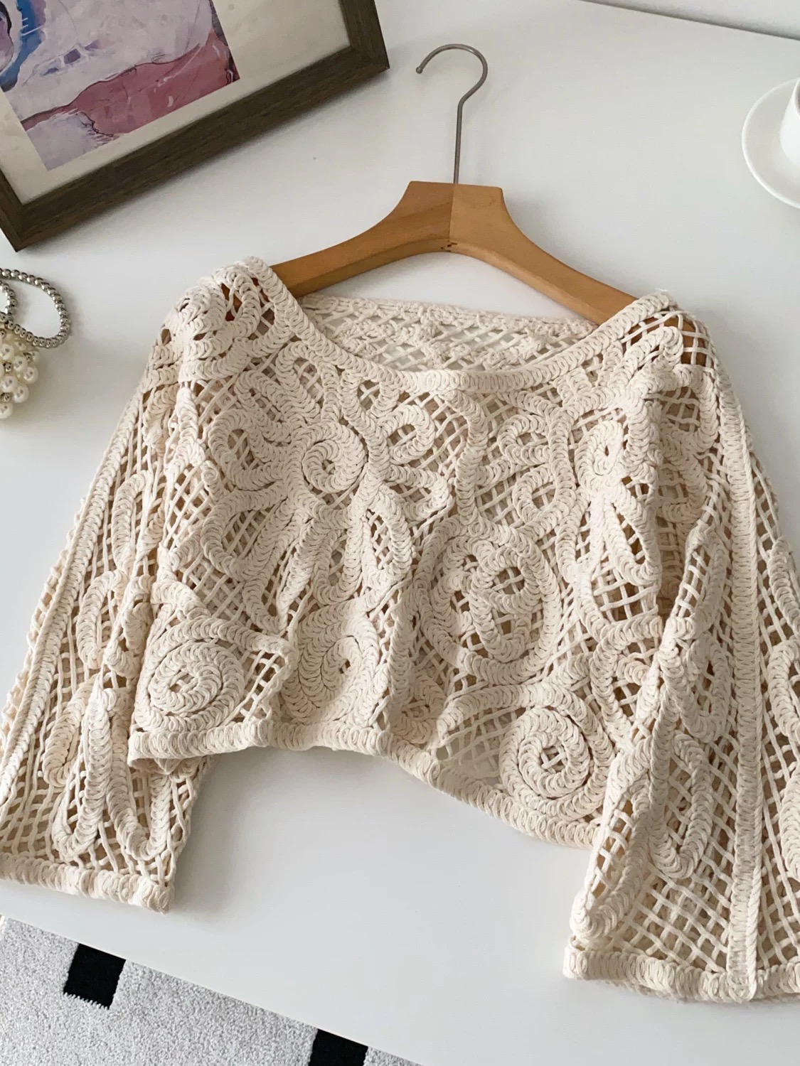 Loving you crotchet top KTO294