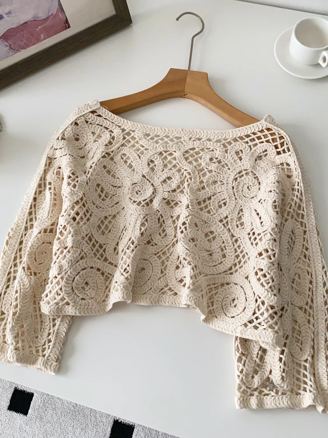Loving you crotchet top KTO294 image