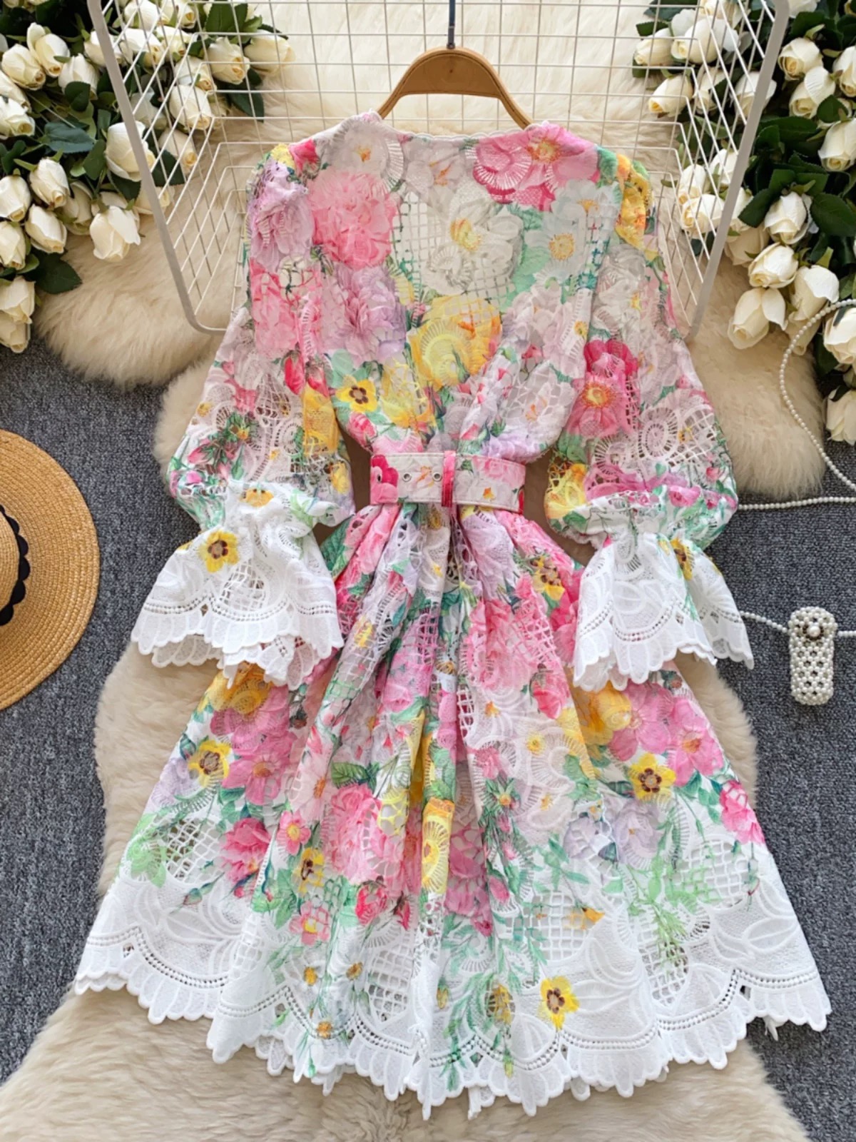 Fine times lace dress  FD1248 image