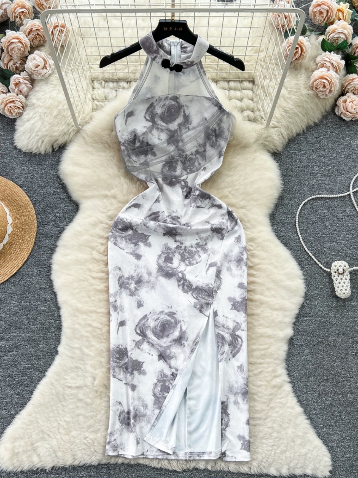 Affair of the flare qipao dress Q116