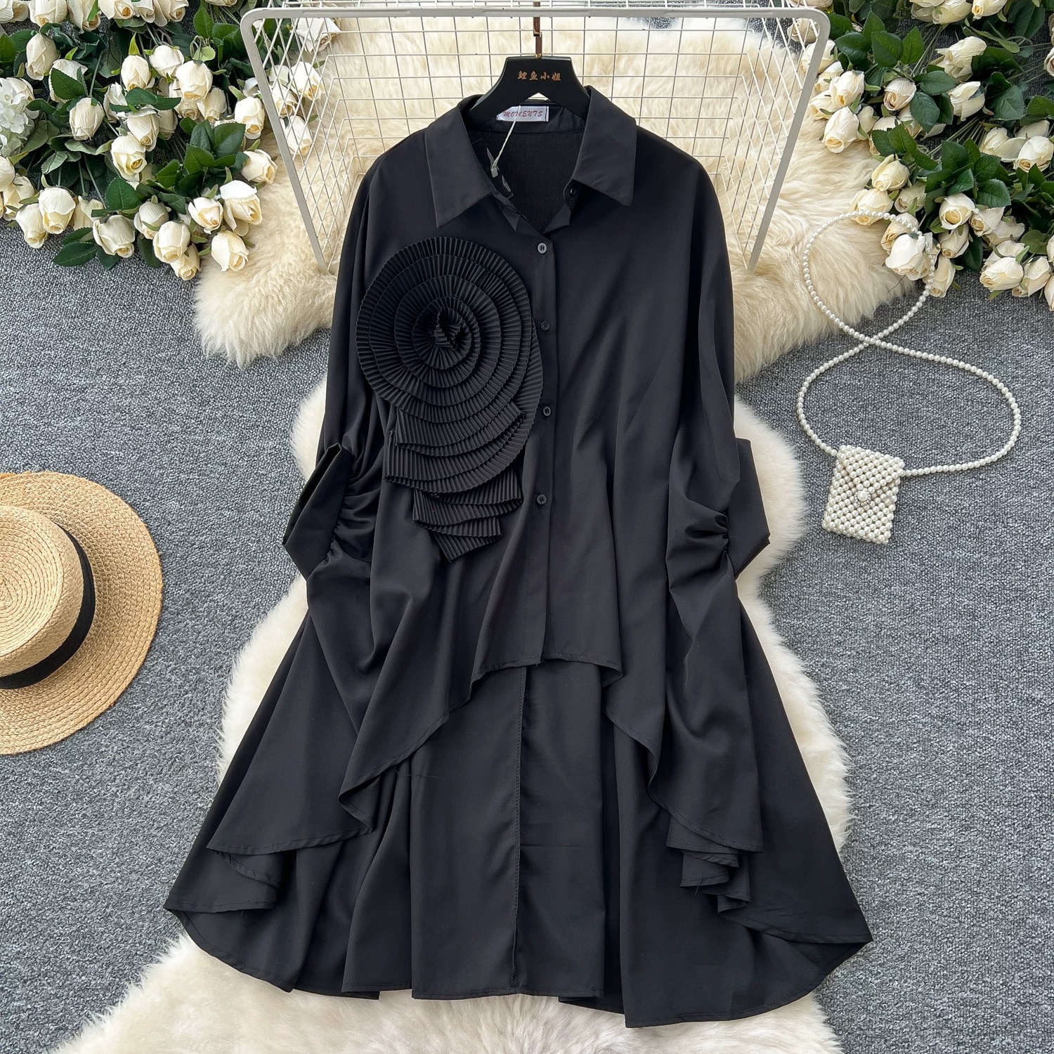 Downtown club shirt dress SD118 image