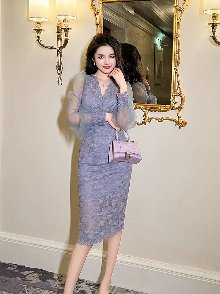 So formal lace dress FBC403 image