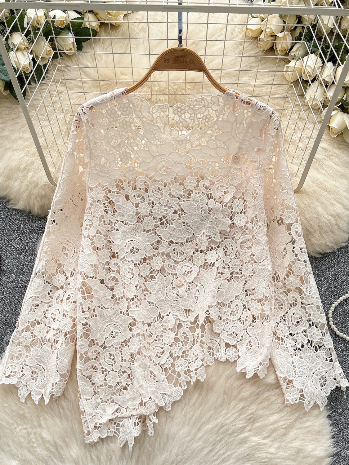 Certified baddie lace top CTO484 image