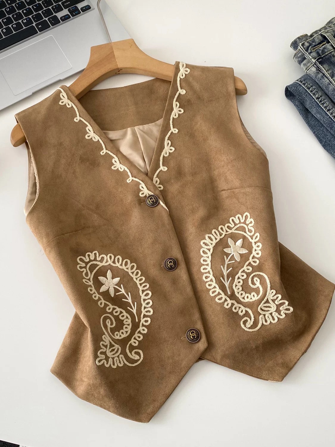 Little bloom royal waist coat COA165 image