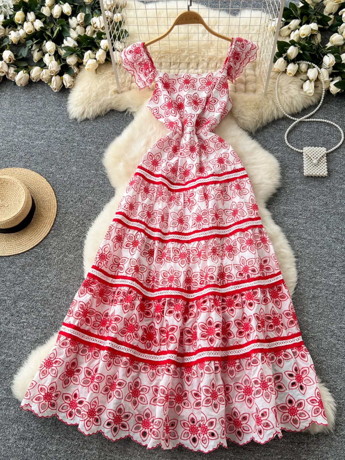 You rock my world lace dress  CD1170