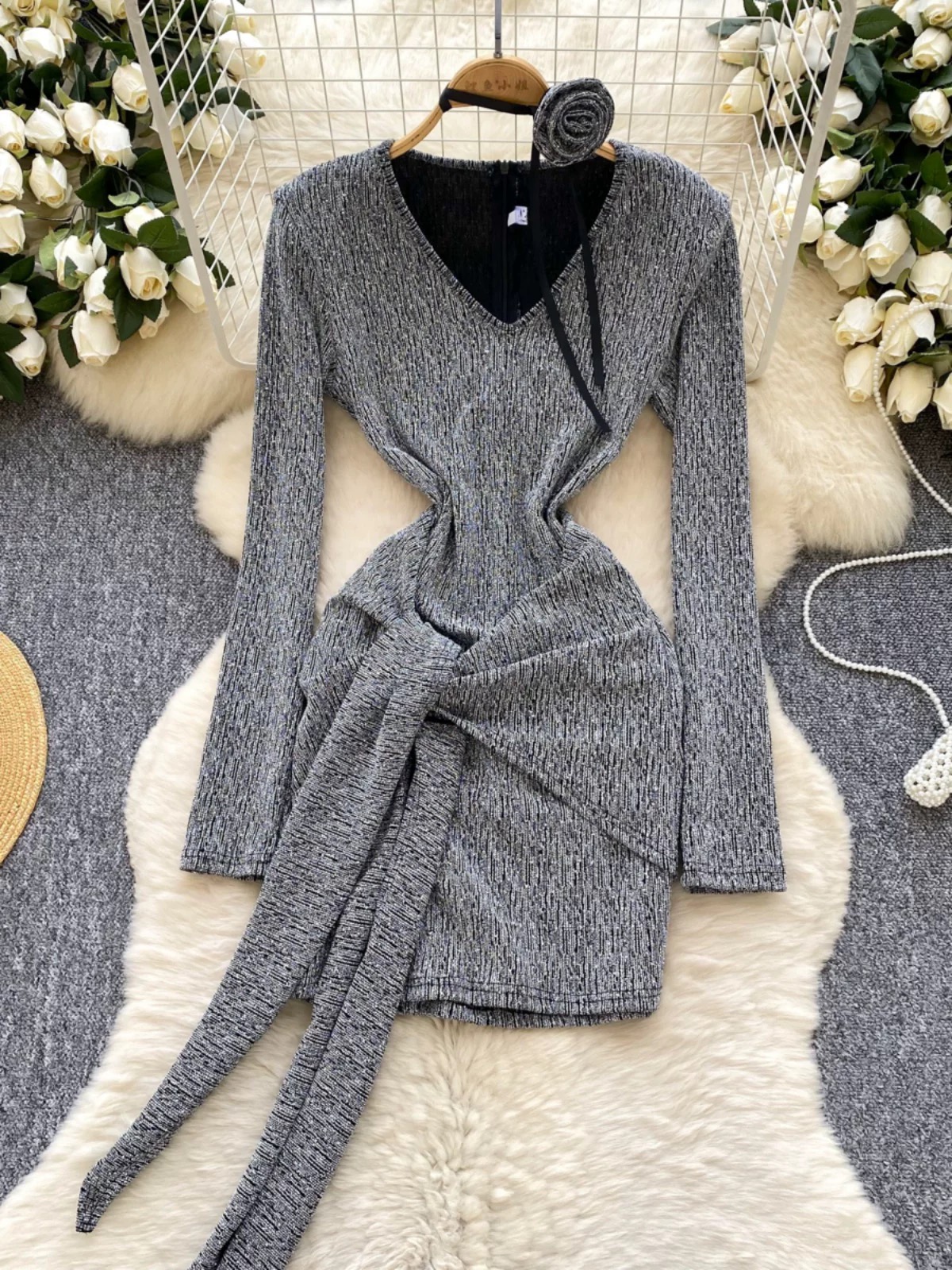 Wavy baby dress FBC352 image