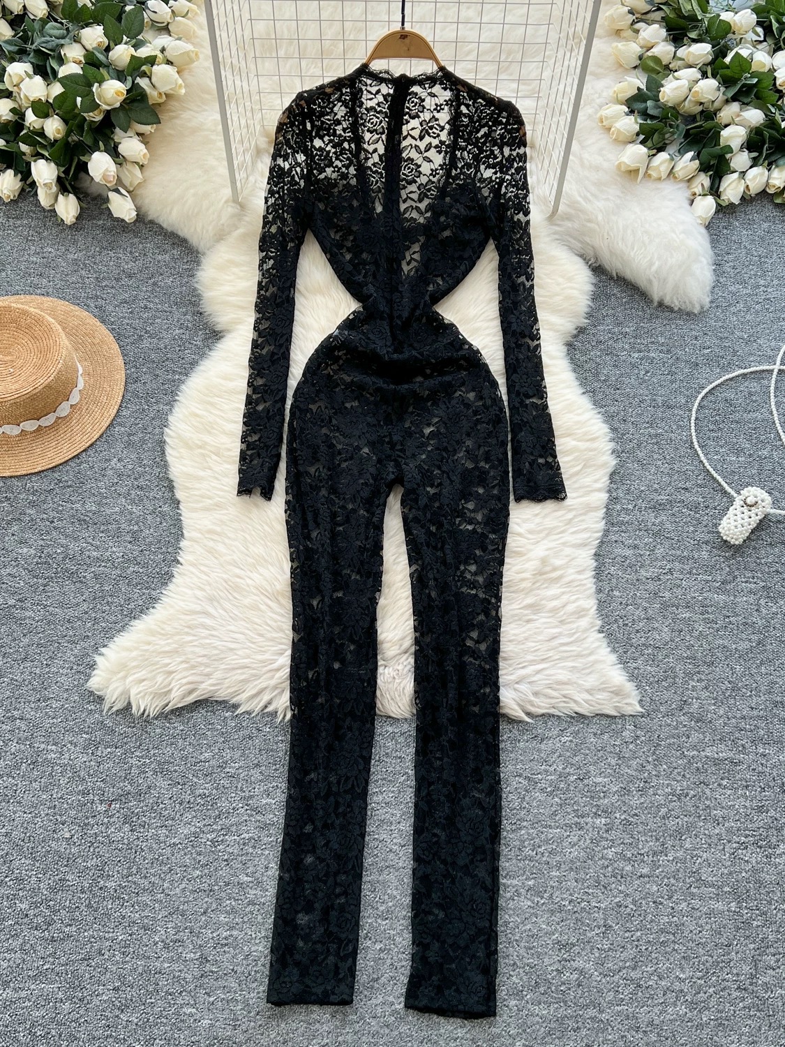 Best you had lace jumpsuit CJS154 images