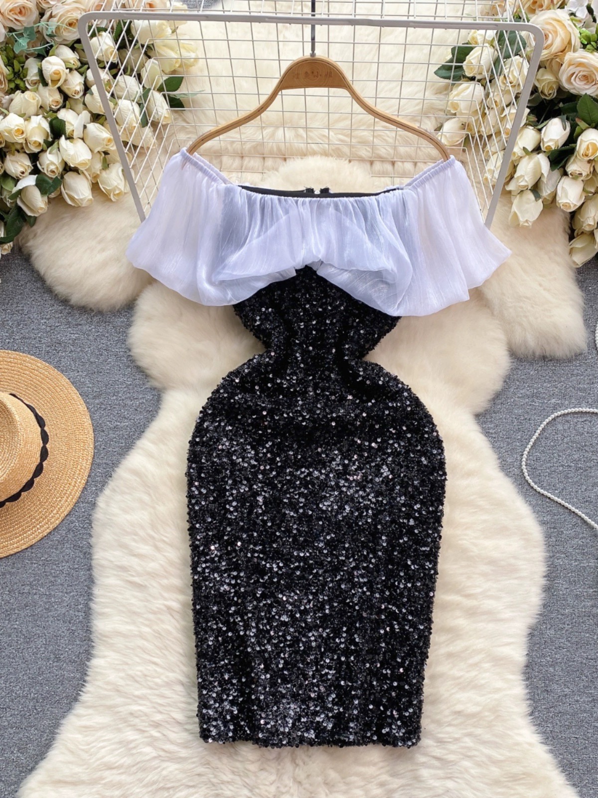 New York night life sequin dress FBC242