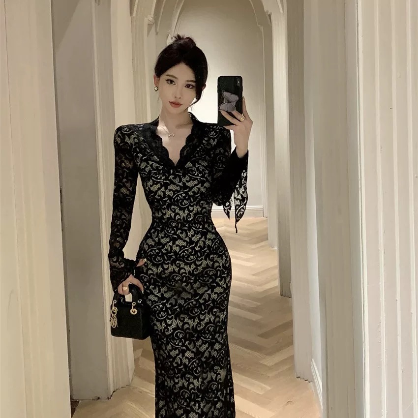 Tell me a secret lace dress FBC458 image