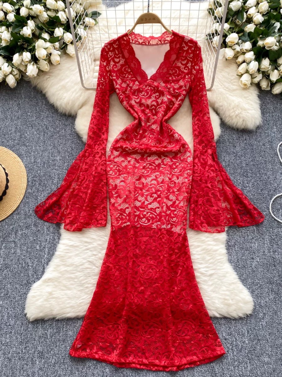 Tell me a secret lace dress FBC458