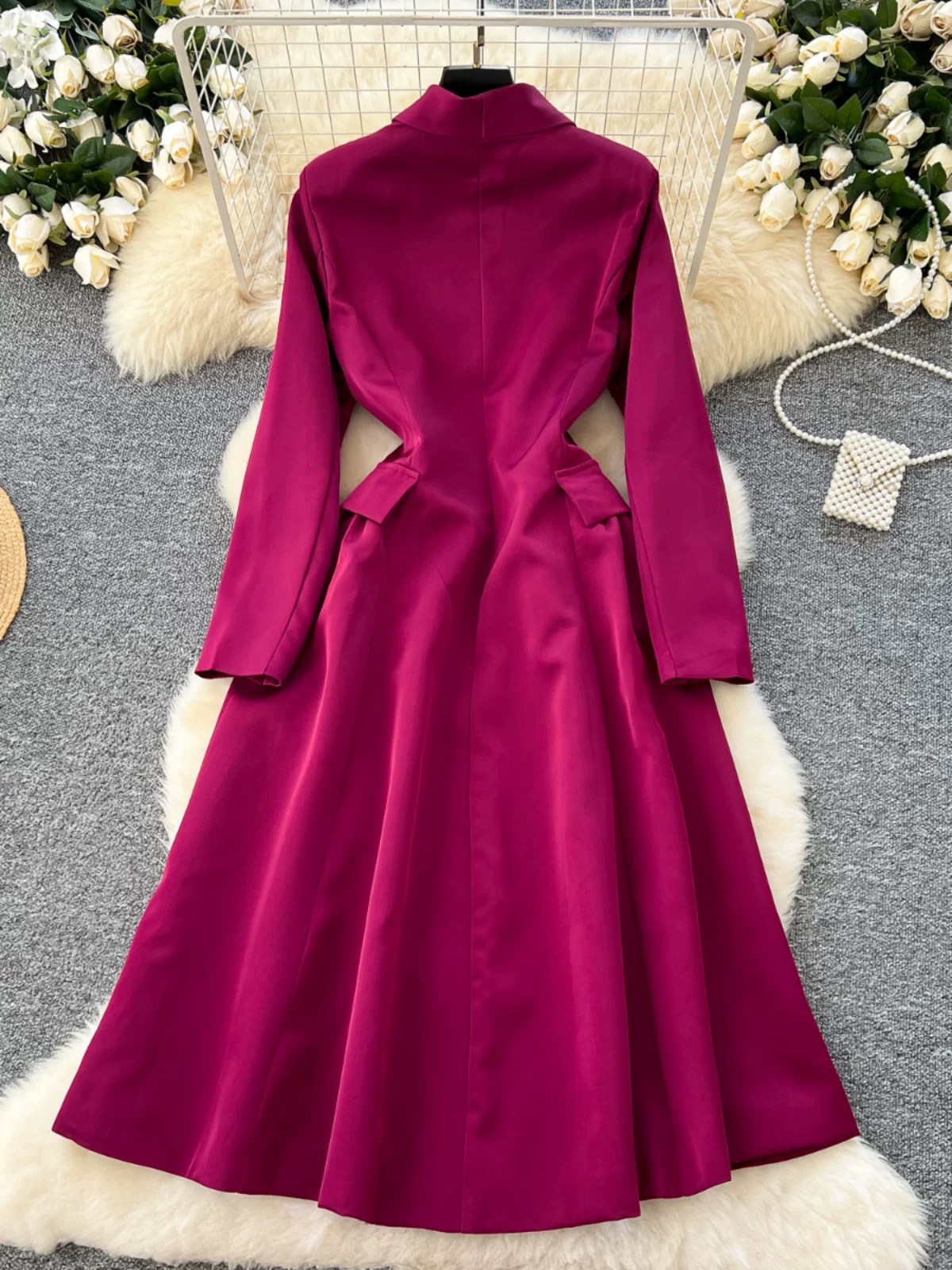 Rich aunty  formal dress FD468 image