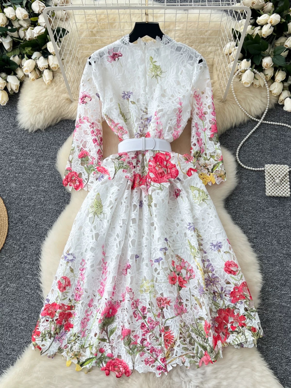 Boujee dinners lace dress FD1180 image