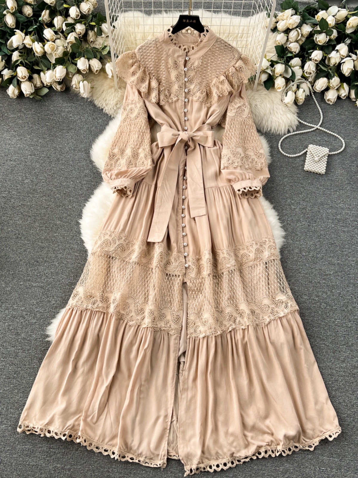 Pretty babe designer lace dress EVD192 image