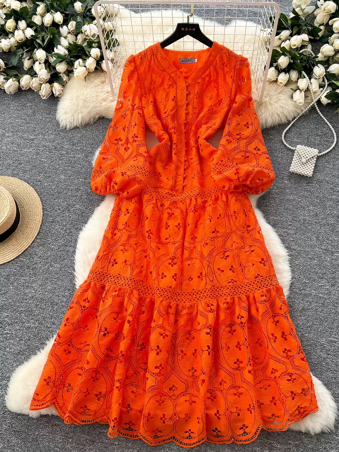 Out with a bang lace dress FD630 image