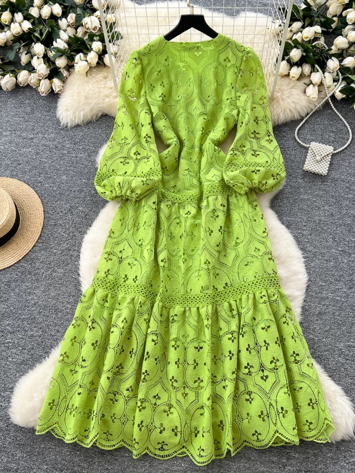 Out with a bang lace dress FD630 image