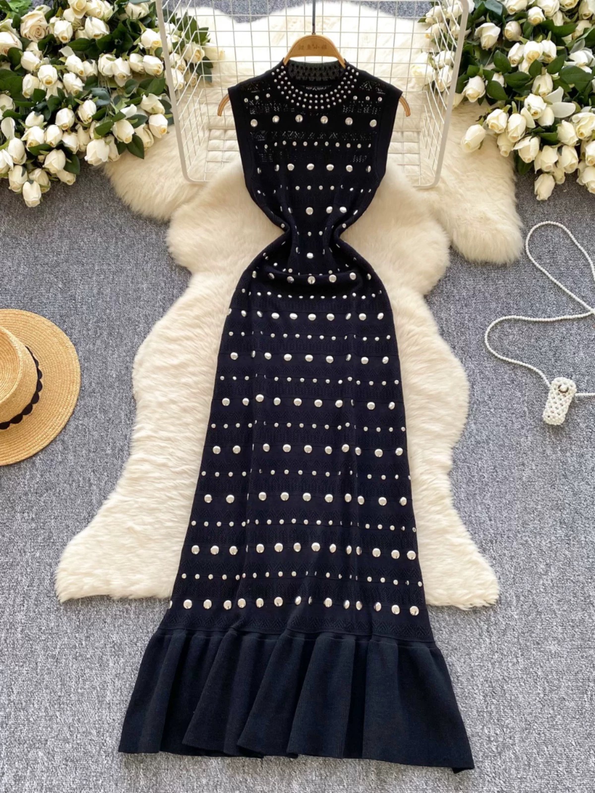 See you in Newyork embellished dress KD362 images