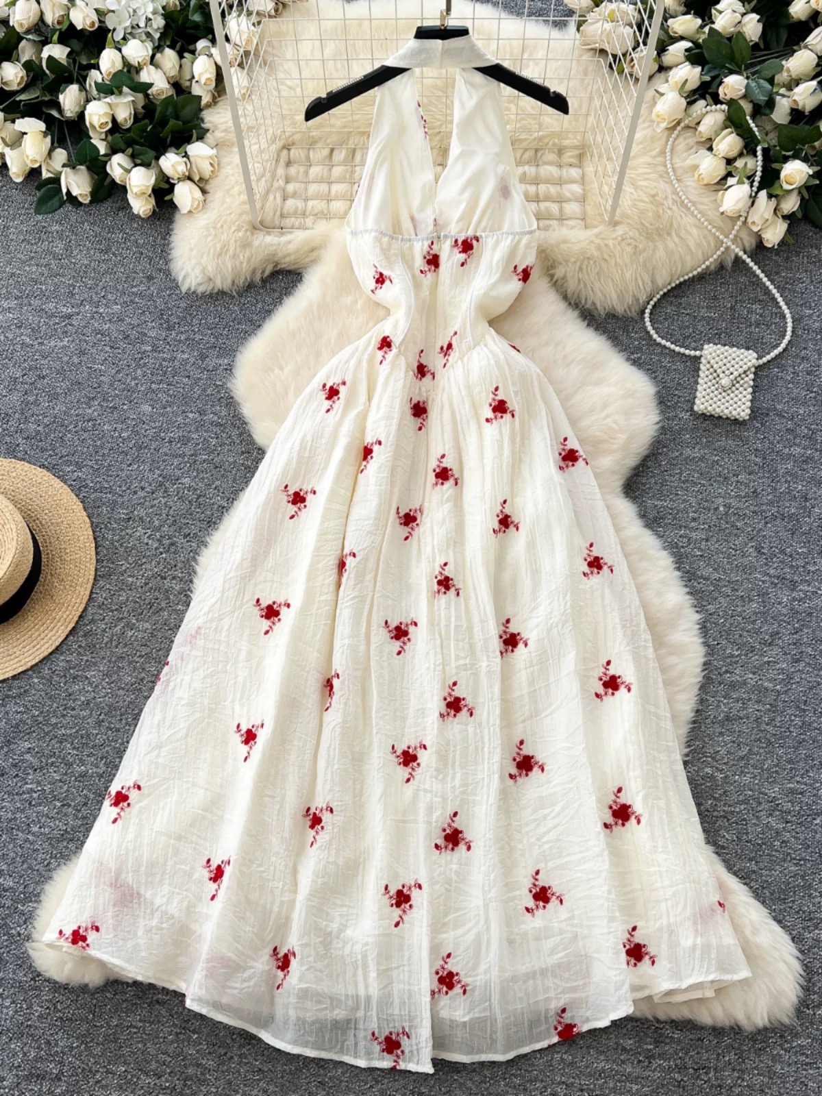 Blue skies and clear water dress CD972 image