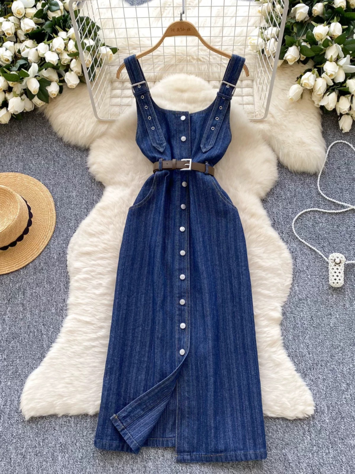 Barbie girl dress & belt DD121