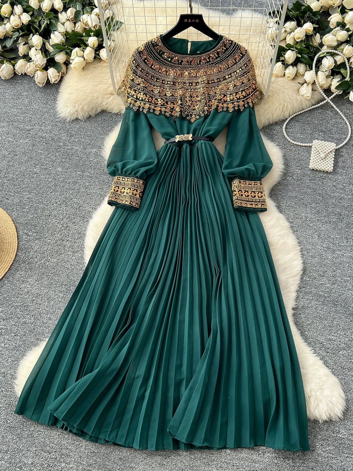 Classic color dress FD864 image