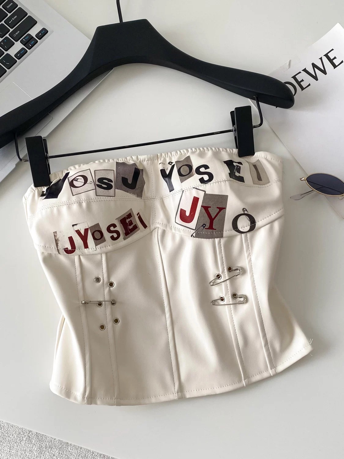 Natasha leather top CTO707 image