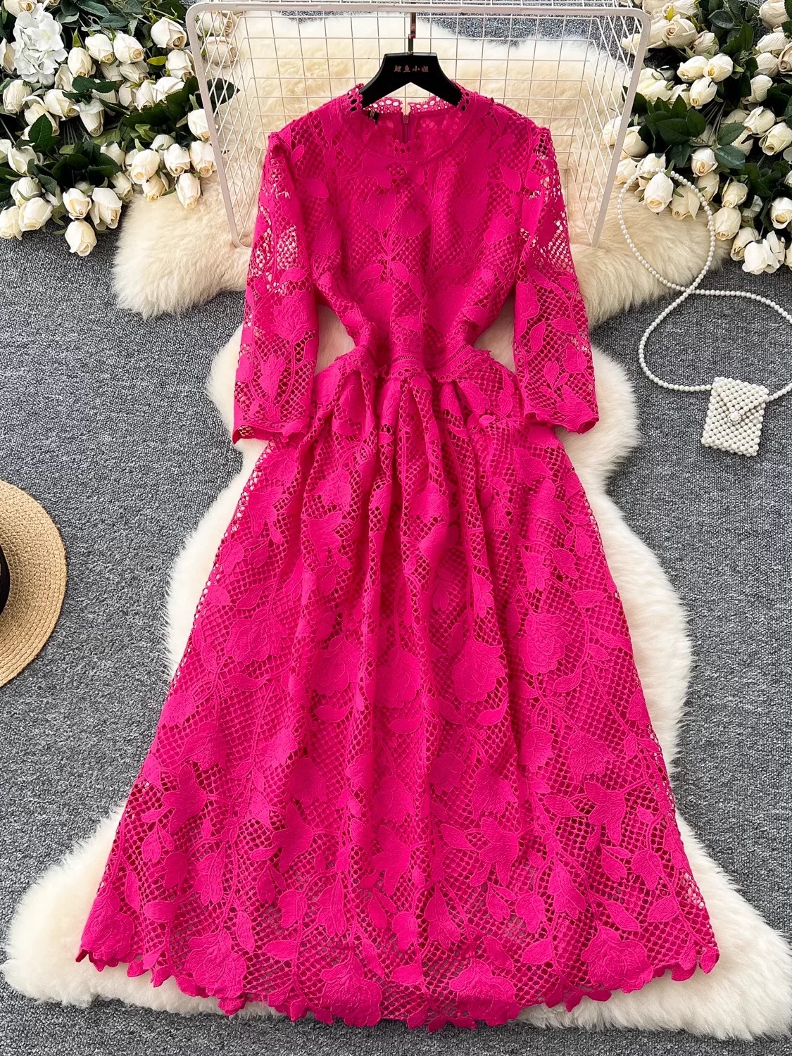 Off roading lace dress FD1133 image