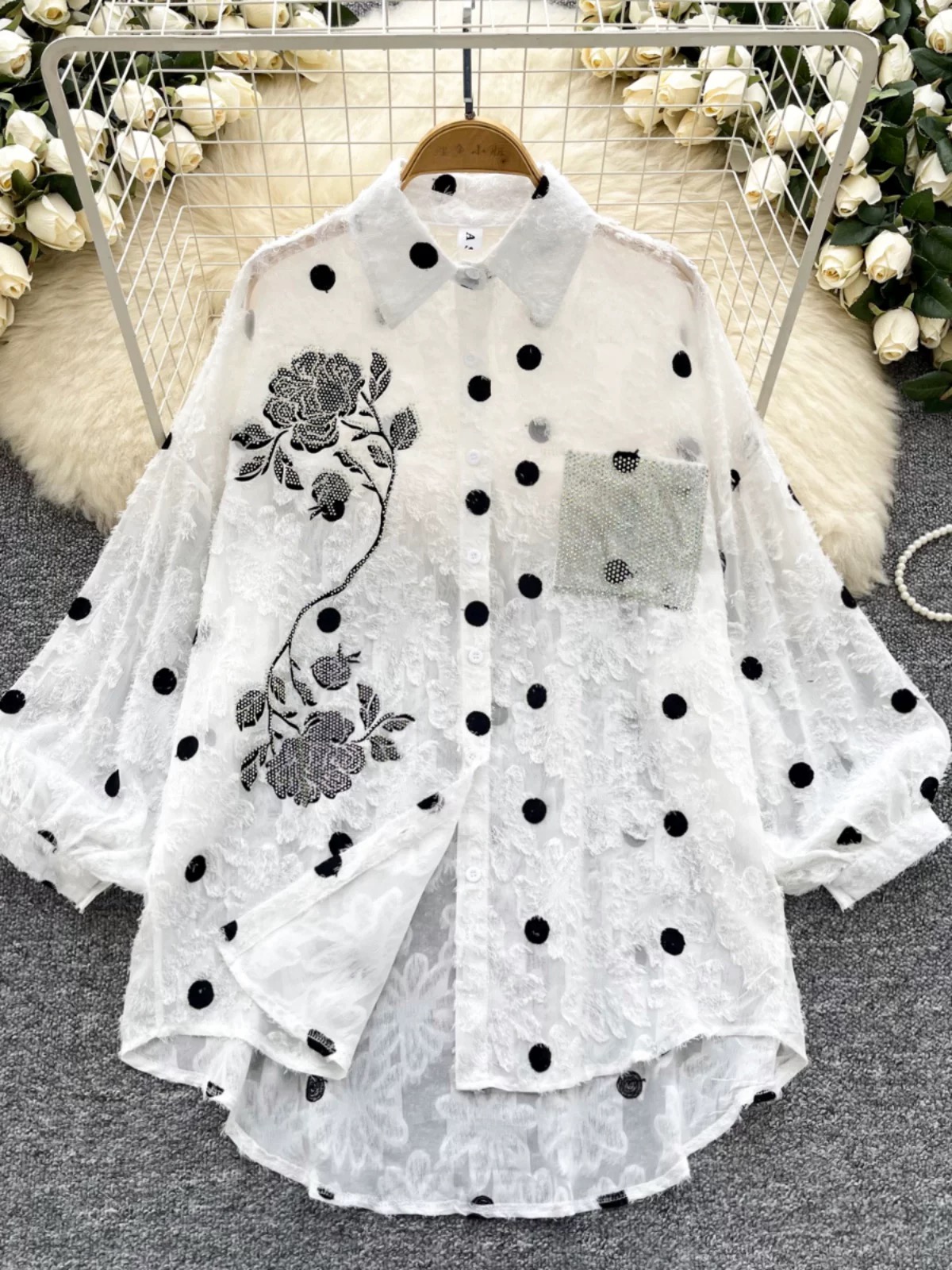 Carina stone design shirt SH123