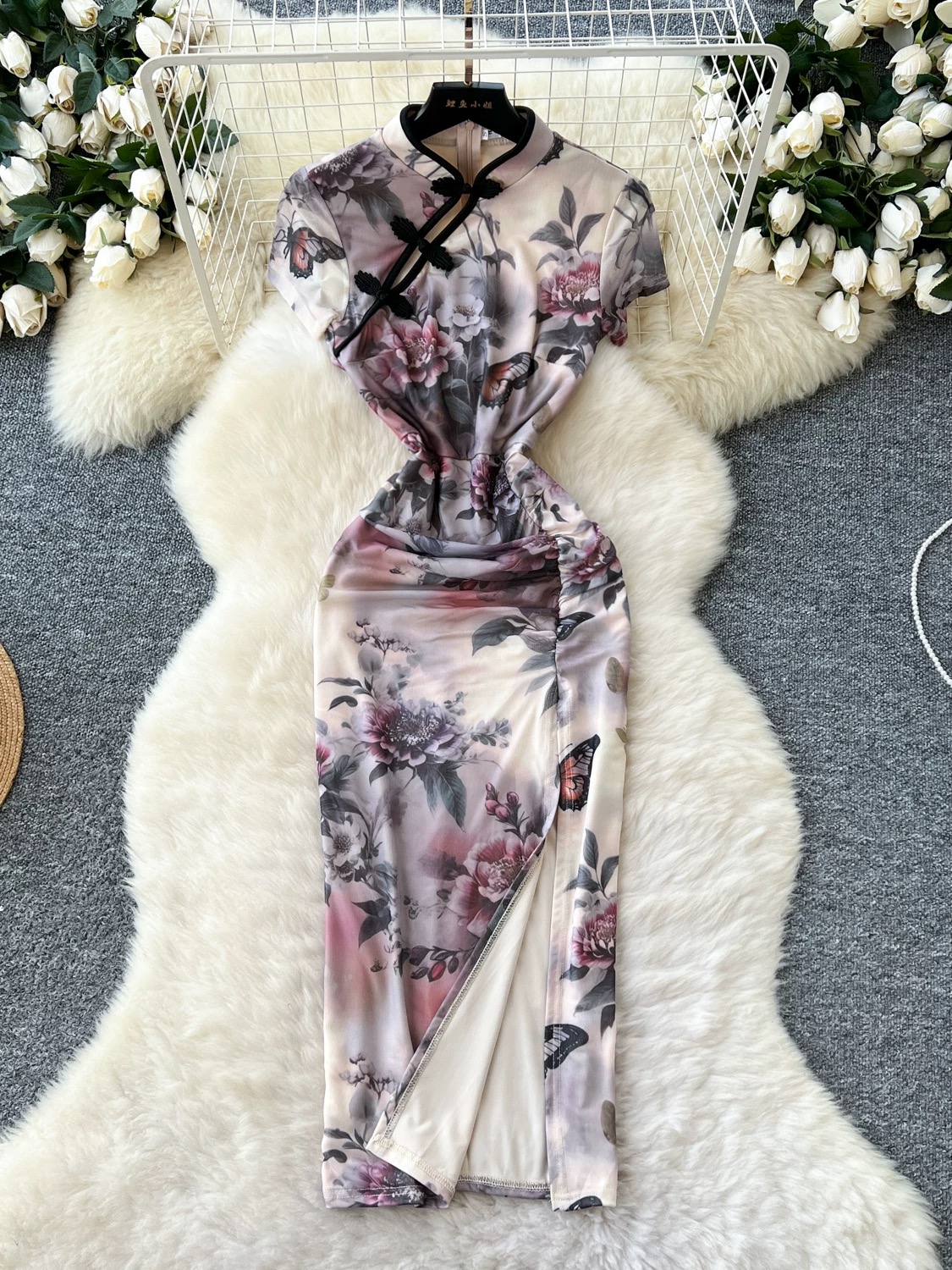 Moto mayhem qipao dress Q215 image