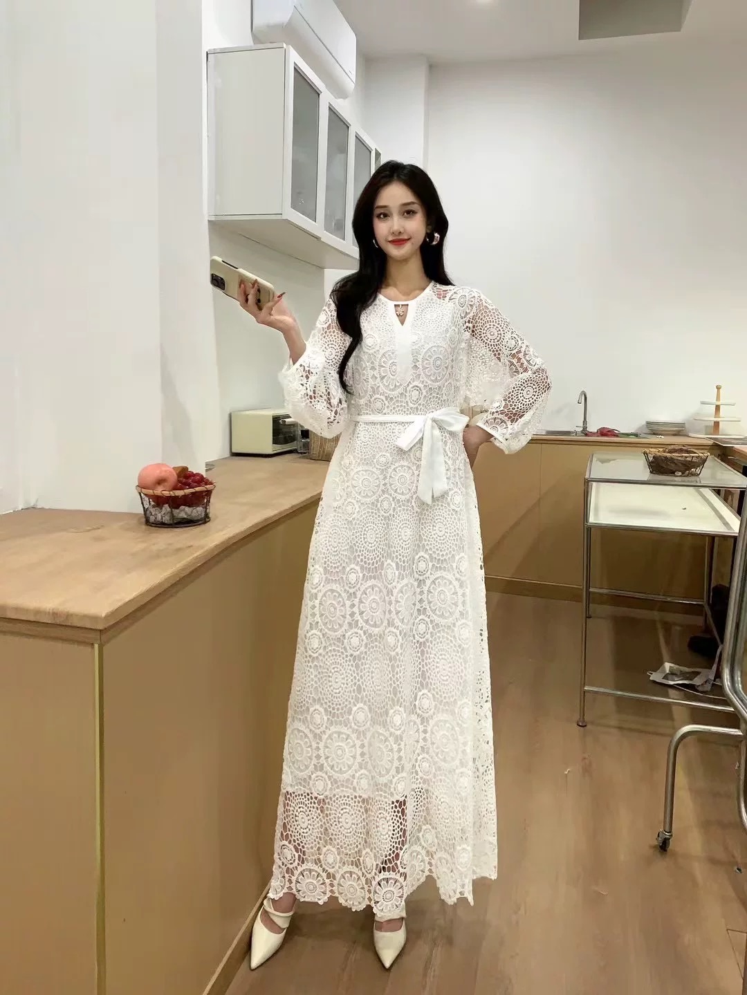 Faith around me lace dress FD781 image