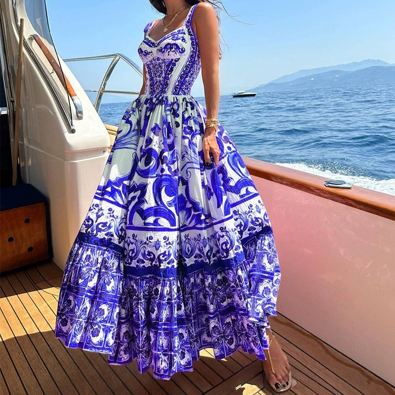 What’s the point print dress CD1051 image