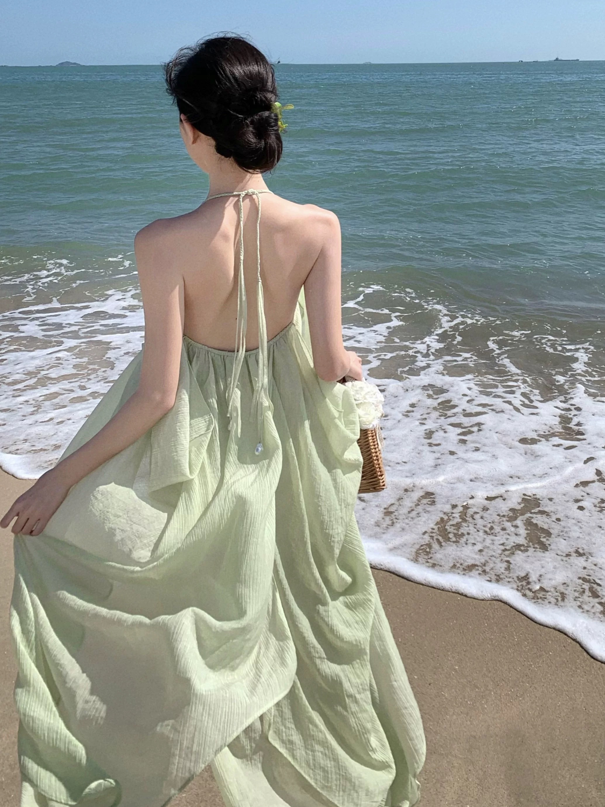 Palm beach ocean dress CD1156 image