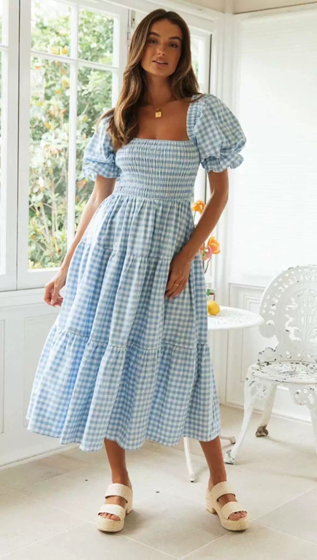 Rose lilies dress CD1140 image