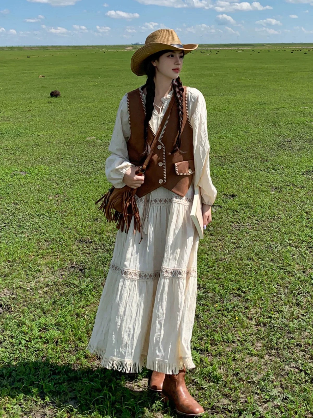 Mabel cow girl dress CD1137 image