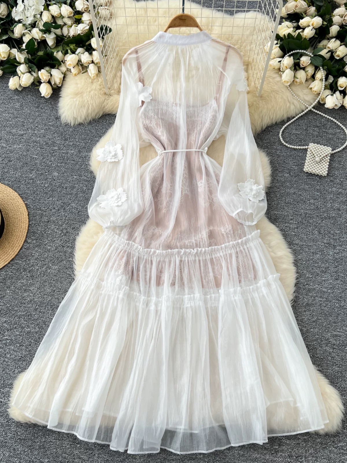 Star girl dress & camisole FD1147 image