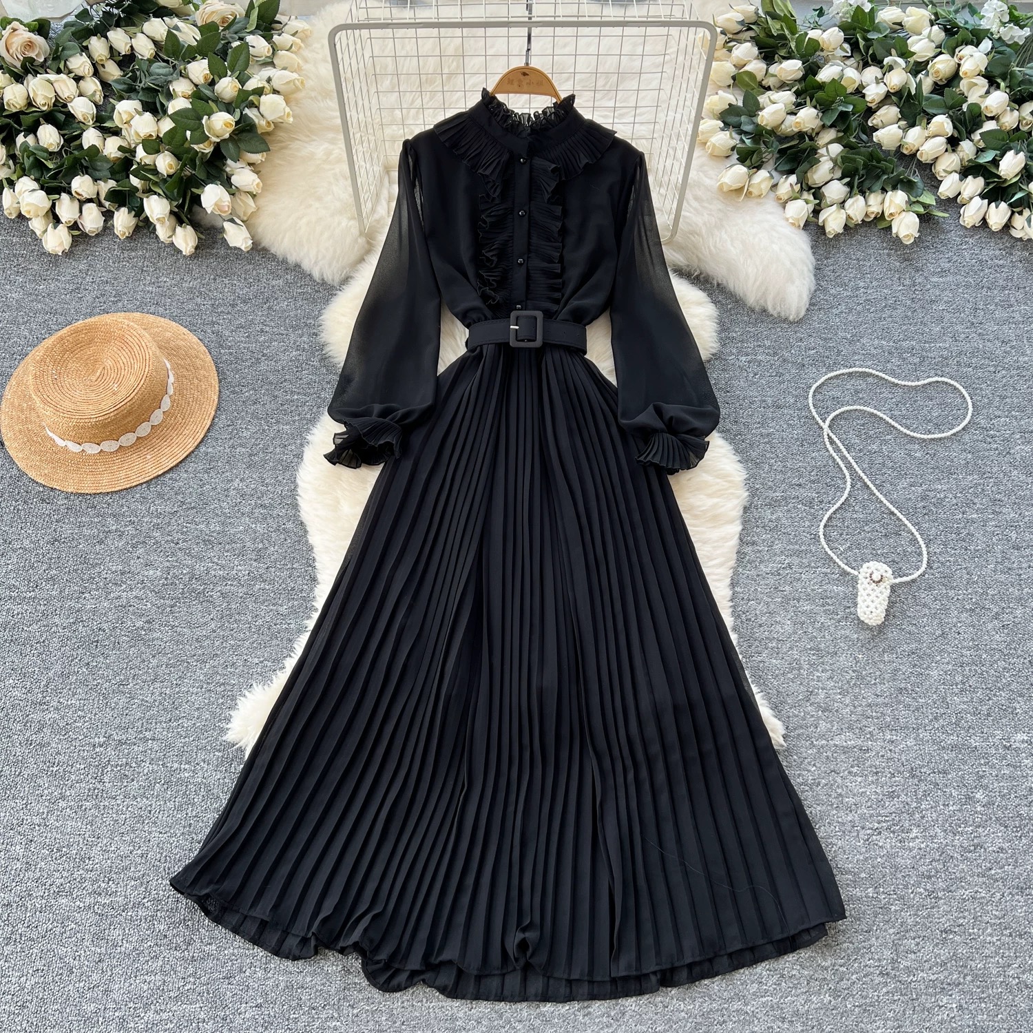 Hopped off the jet dress  FD775 image