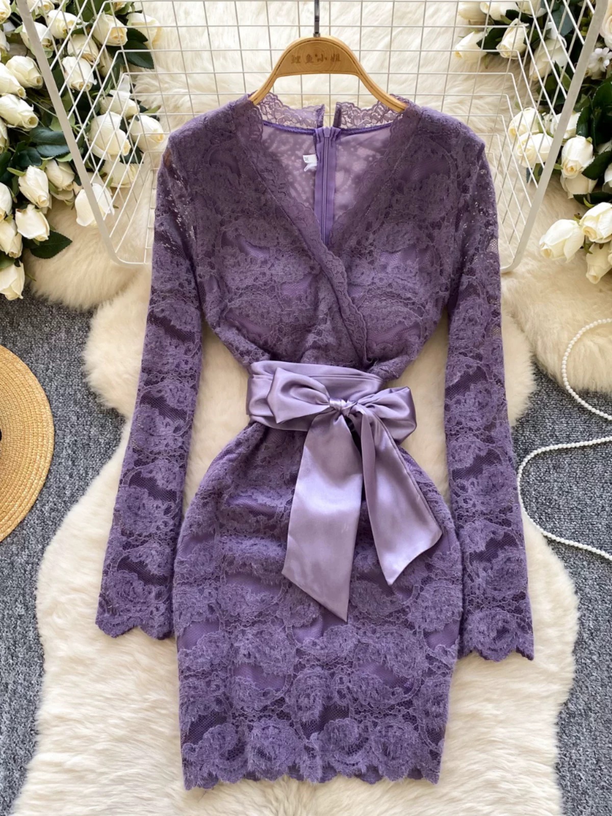 Endless beauty lace dress FBC452