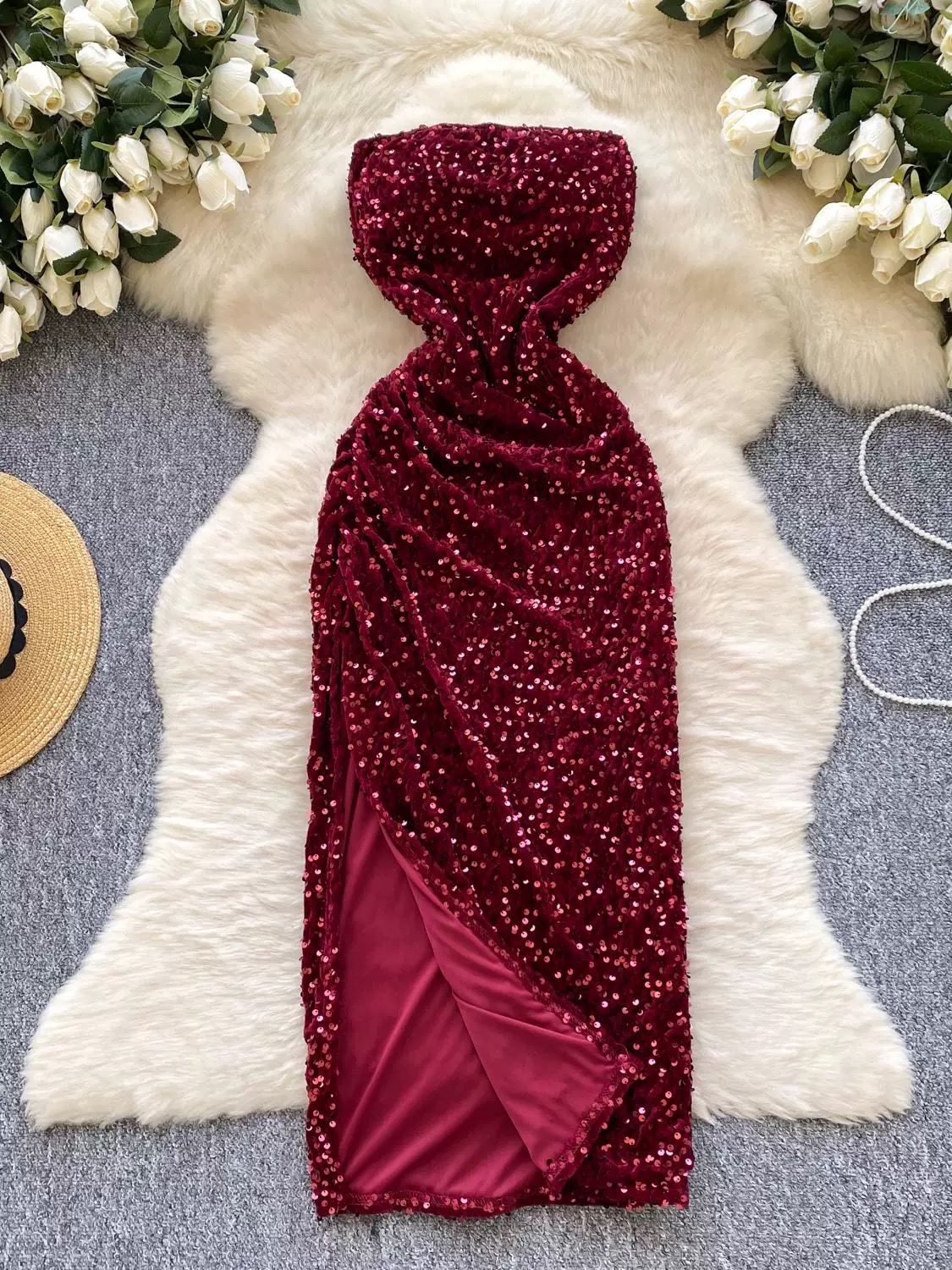 Out of office sequin dress FBC453