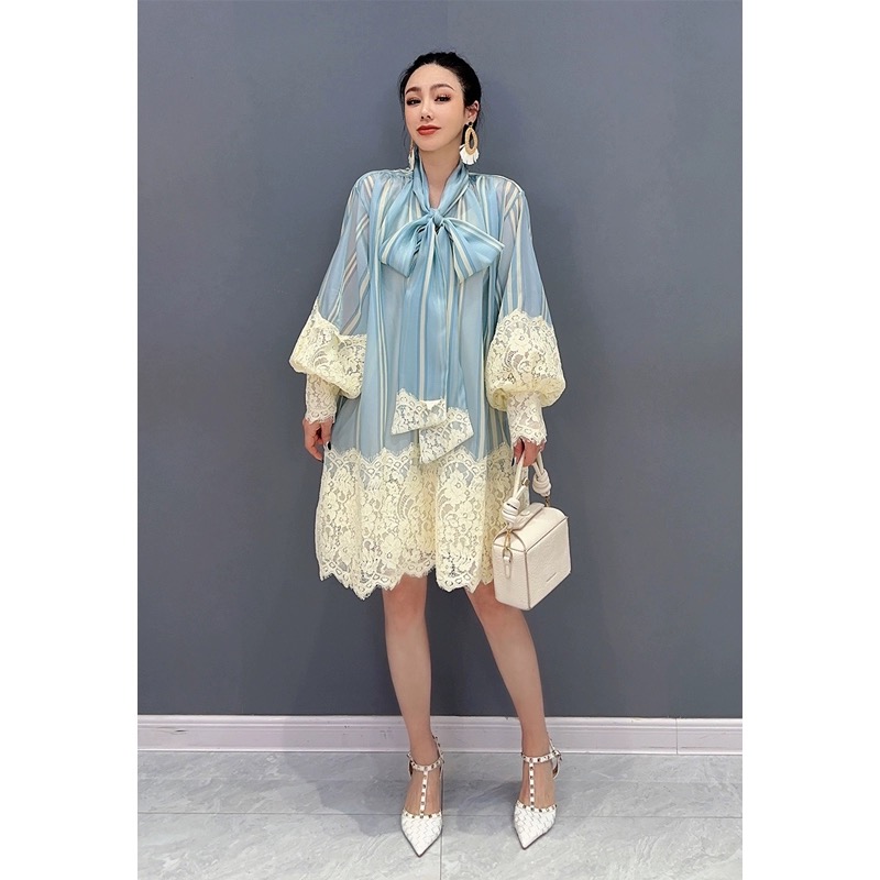 Monaco pent house views lace dress FD765 image