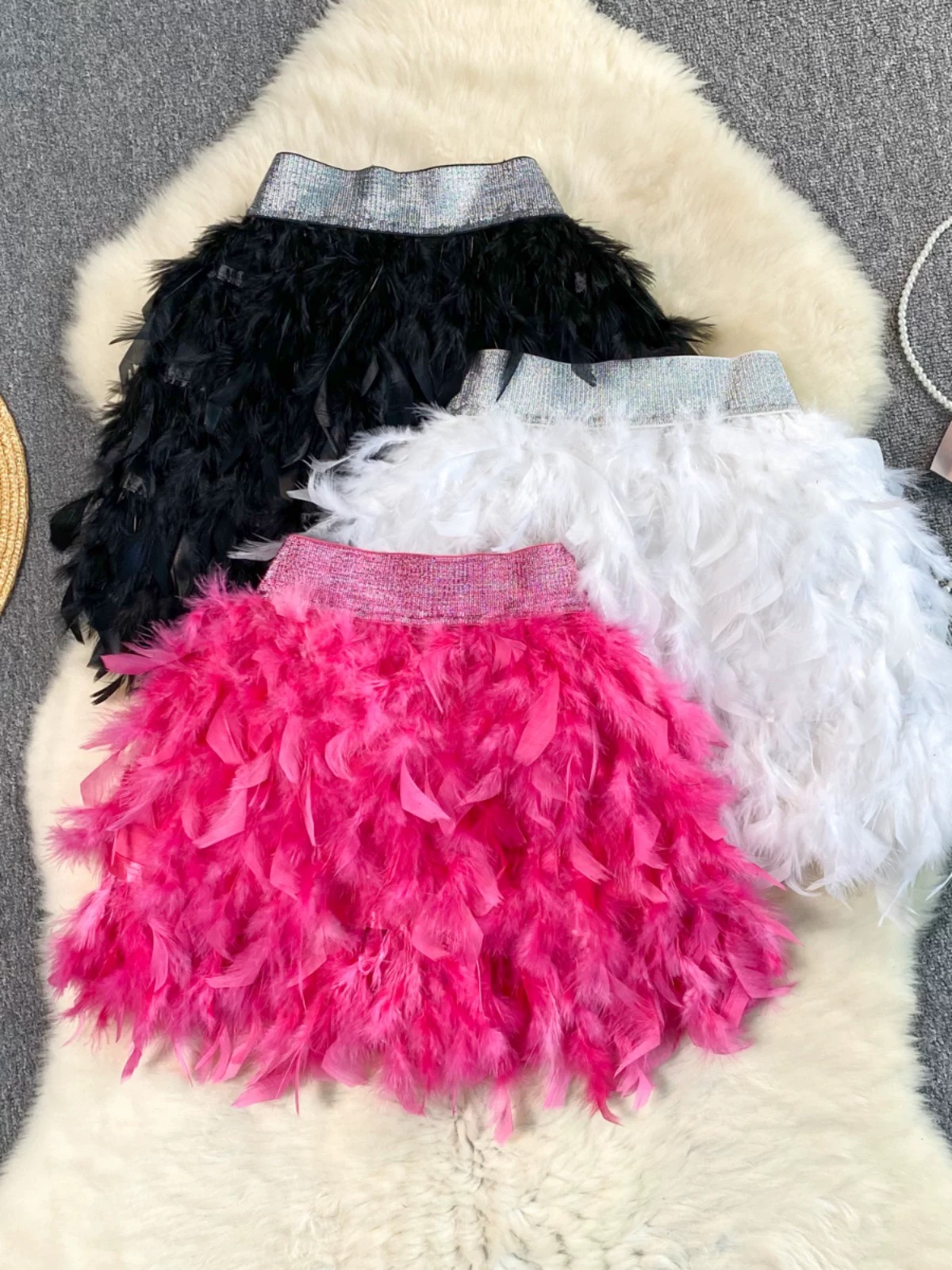 In my fashion era feather skirt FS126 image