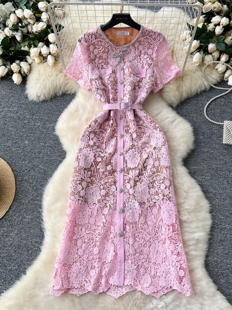 Meeting casually lace dress FD1476 image