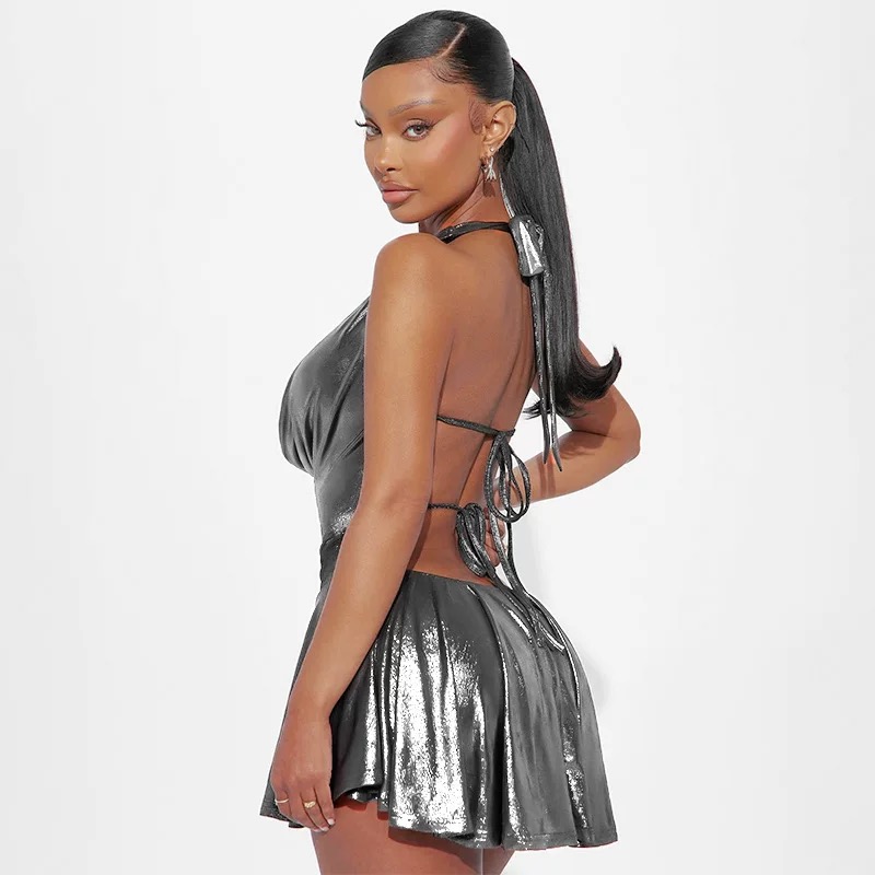 Girly pop metallic dress CD1104 image
