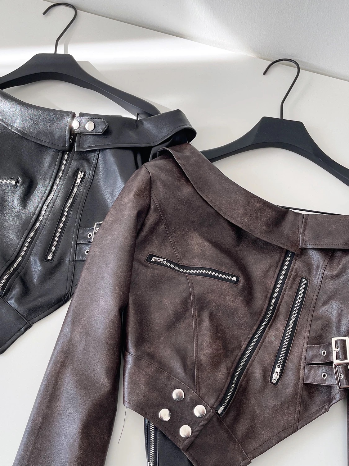 Toggled in love leather top CTO583 image