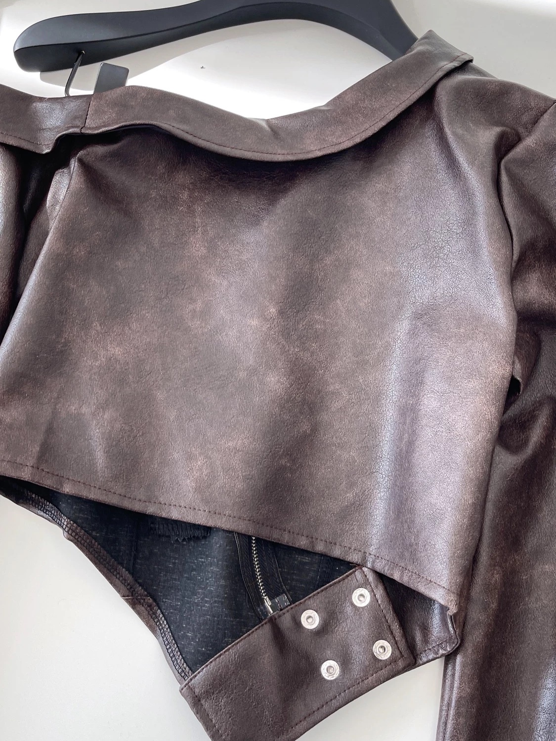 Toggled in love leather top CTO583 image