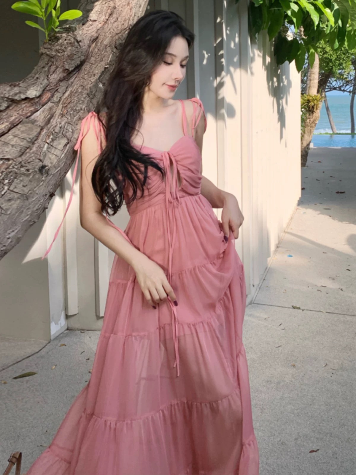 Seashell lace dress CD1100 image