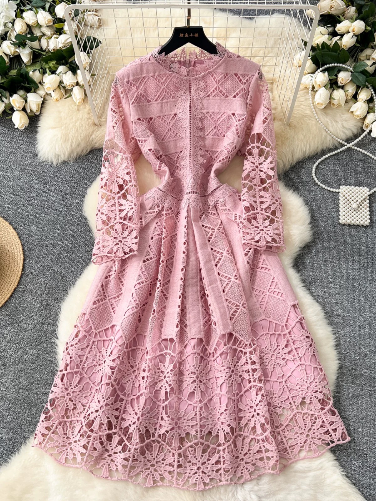 Around the track lace dress FD1156 image