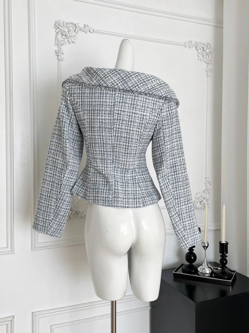Keep it chic tweed top FTO310 images