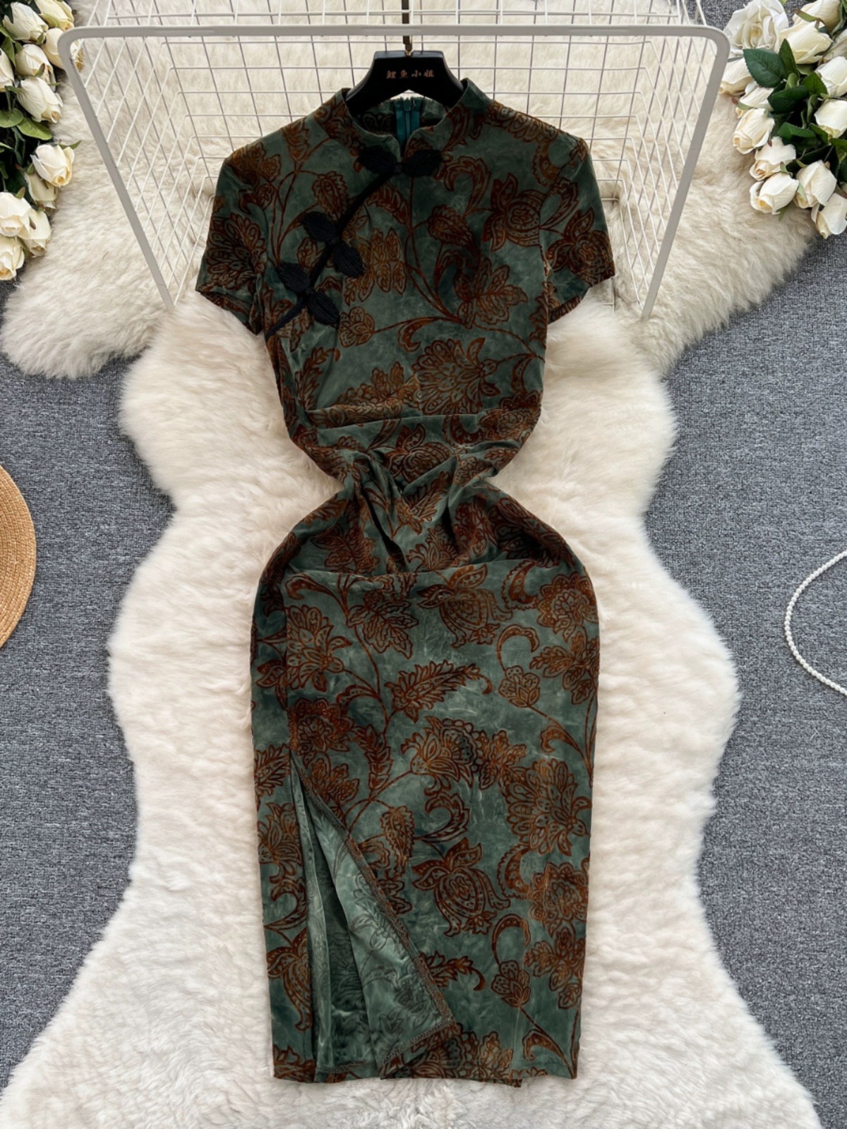 Elegant slay qipao dress Q111