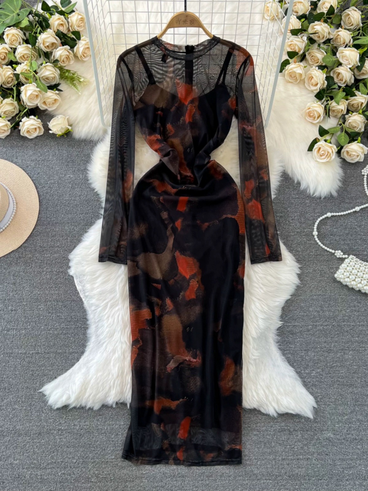 Buckle up dress set CBC826